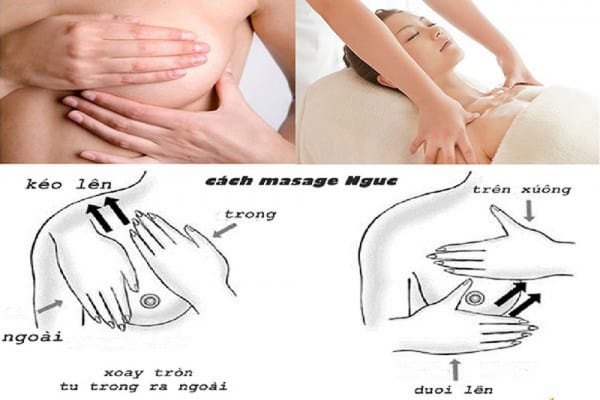 Massage thông tắc tia sữa cho mẹ bỉm